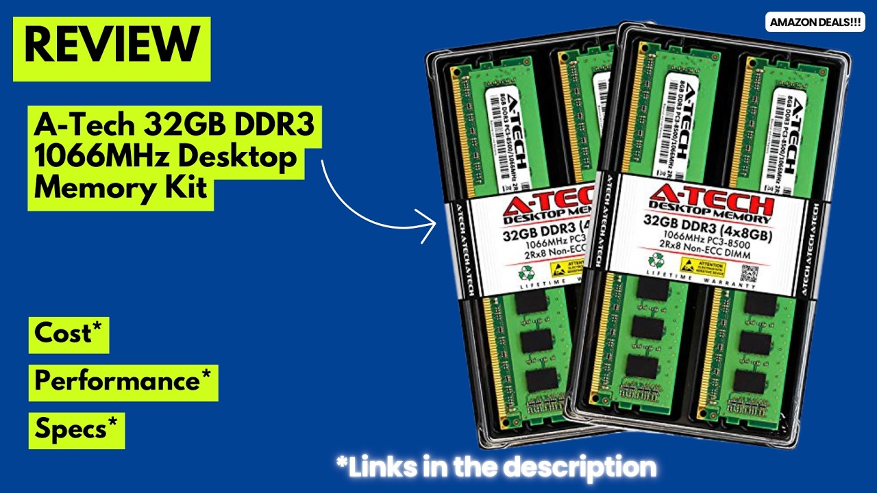Обзор оперативной памяти A-Tech 32 ГБ DDR3 🔥 Лучший комплект для модернизации настольного ПК для ...