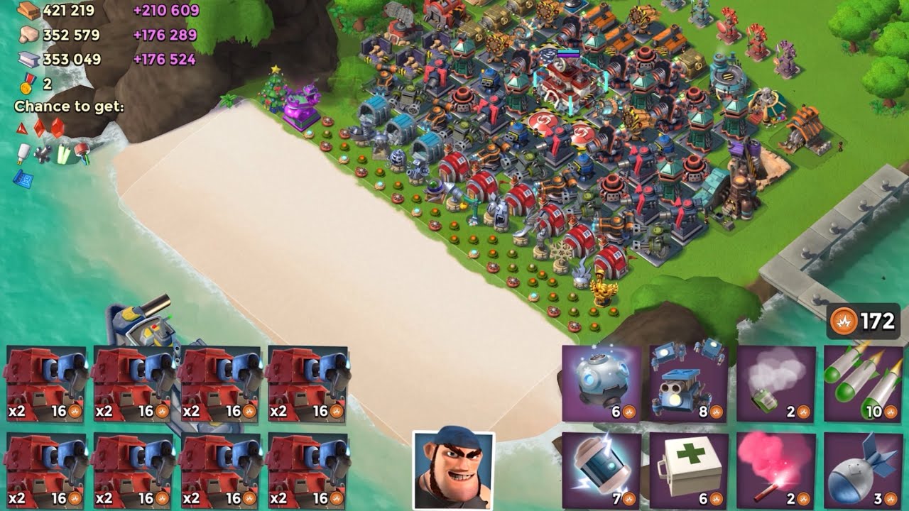 Boom beach 🏖️ gameplay #10 scorcher 🔥