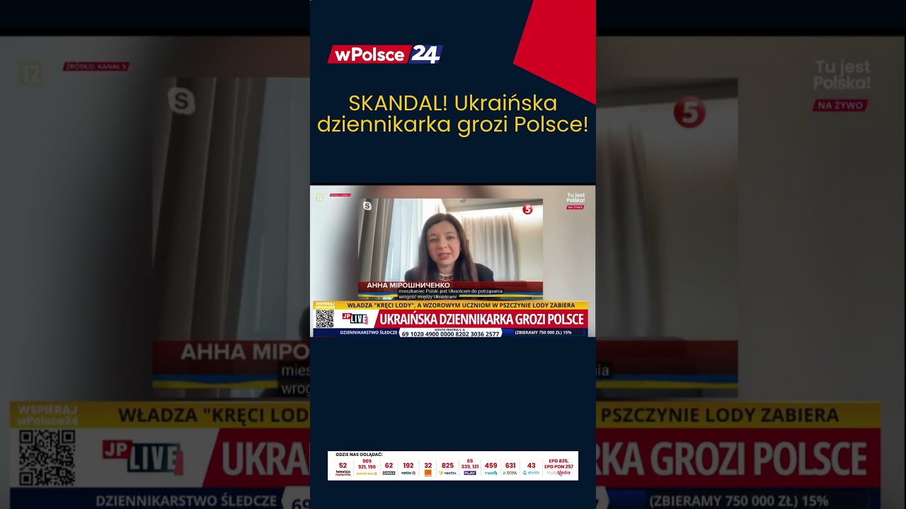 SKANDAL! Ukraińska dziennikarka grozi Polsce!