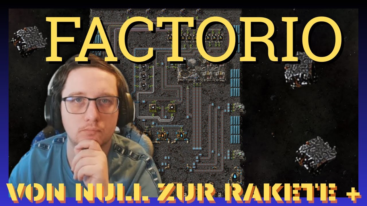 [Factorio] Von Null zur Rakete+ – Weltraumstation bauen & neuer Planet erklärt