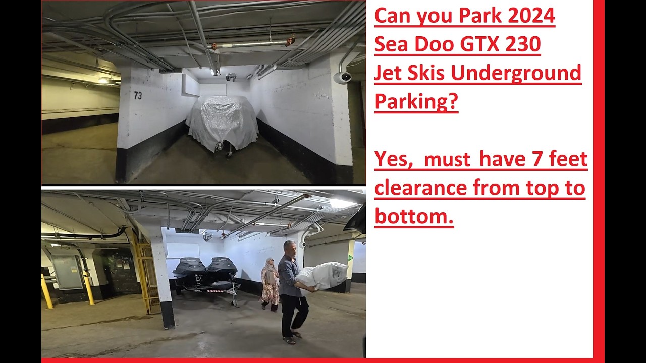 Parking Jet Ski Underground? YES!