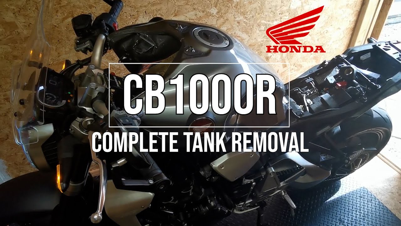 HONDA CB1000R Complete Fuel Tank Removal - Neo Cafe
