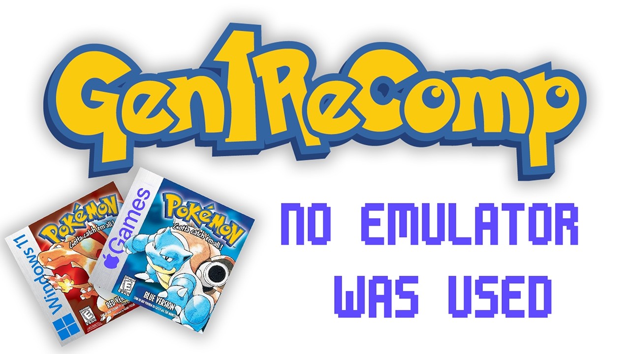 Pokemon Gen 1 Recompilation Project
