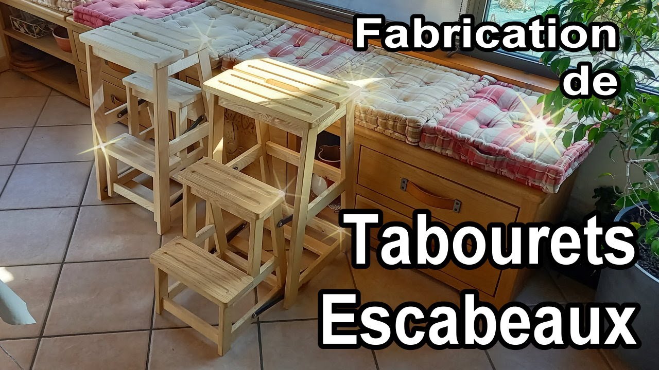 Tabouret escabeau articulé