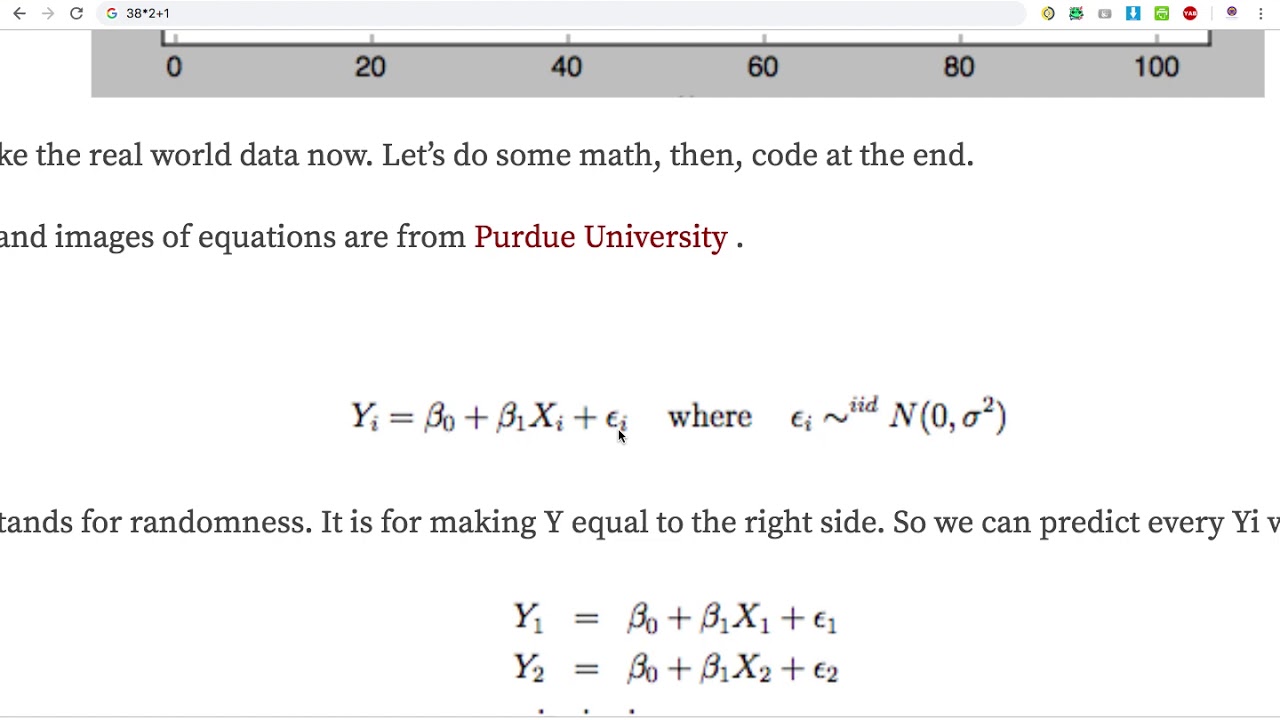 Linear Regression with Linear Algebra