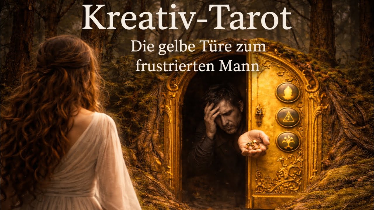 Kreativ 🖌️ Tarot 🎨 Die gelbe Türe & der Kelch zur wahren Liebe 🌟 