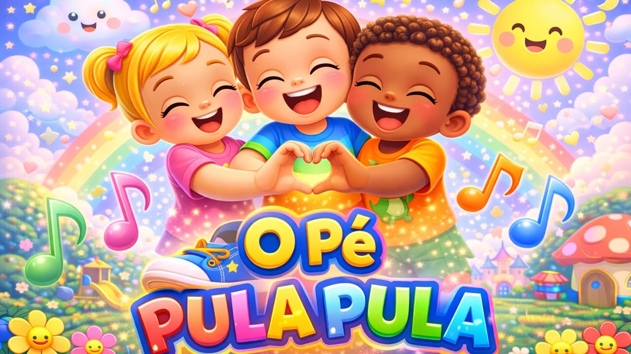 O Pé Pula Pula 👣🎶 | Dança Divertida para Crianças | Música Infantil Animada  #MusicaInfantil