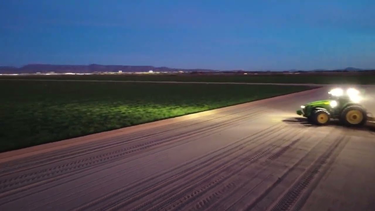 @JohnDeere testing @DJI mini4k. #8r370 #farming #bigtractorpower #tractor 