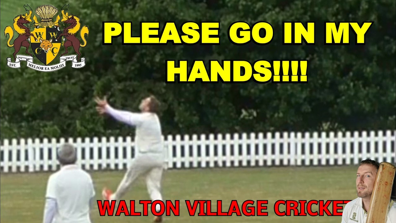 NO LOOK CATCH!! - Top wicket-keeping hands on show - Close run outs galore! -WALTON VILLAGE CRICKET