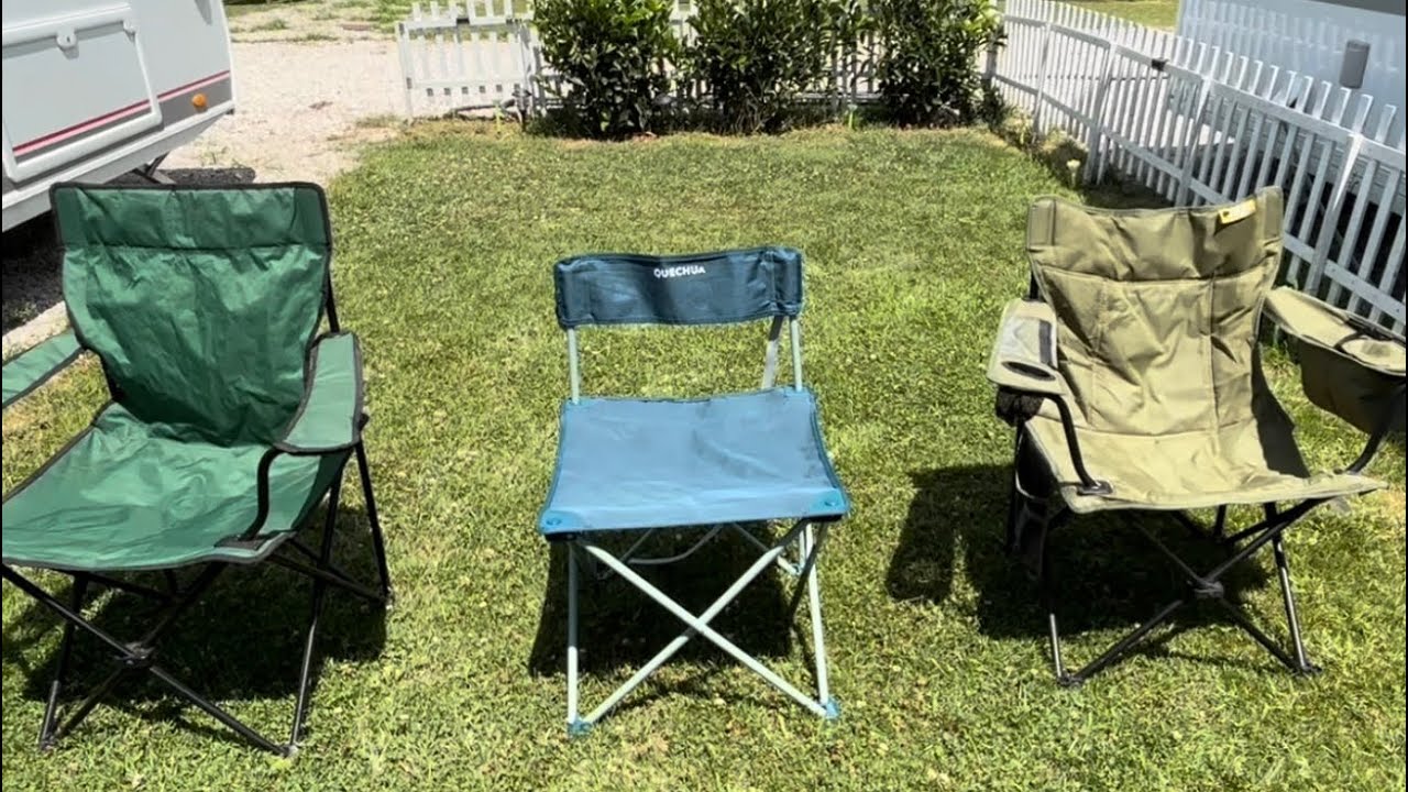 Kamp sandalyesi karşılaştırması (decathlon vs funky chairs vs no-name brand)