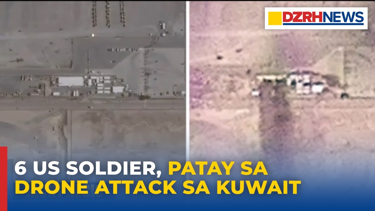 6 US soldier, patay sa drone attack sa Kuwait