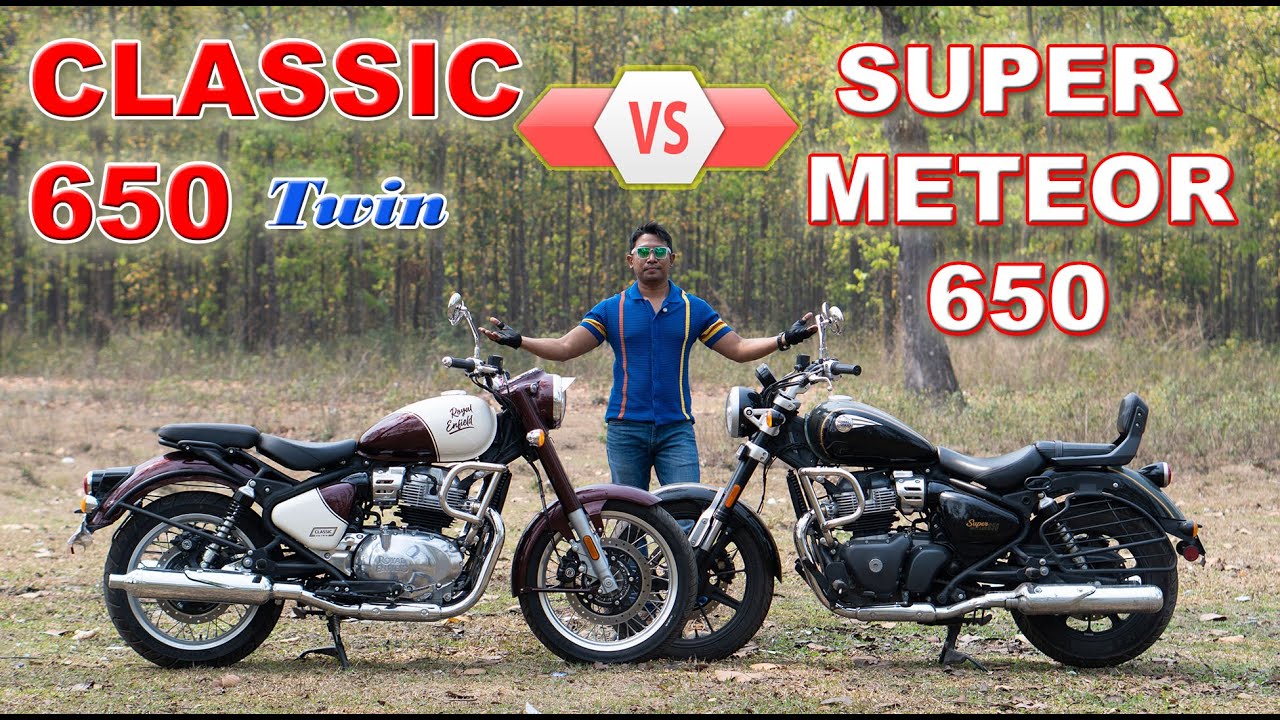 2025 Classic 650 Vs Super Meteor 650 Which one is best..? On Road Price Ride Review