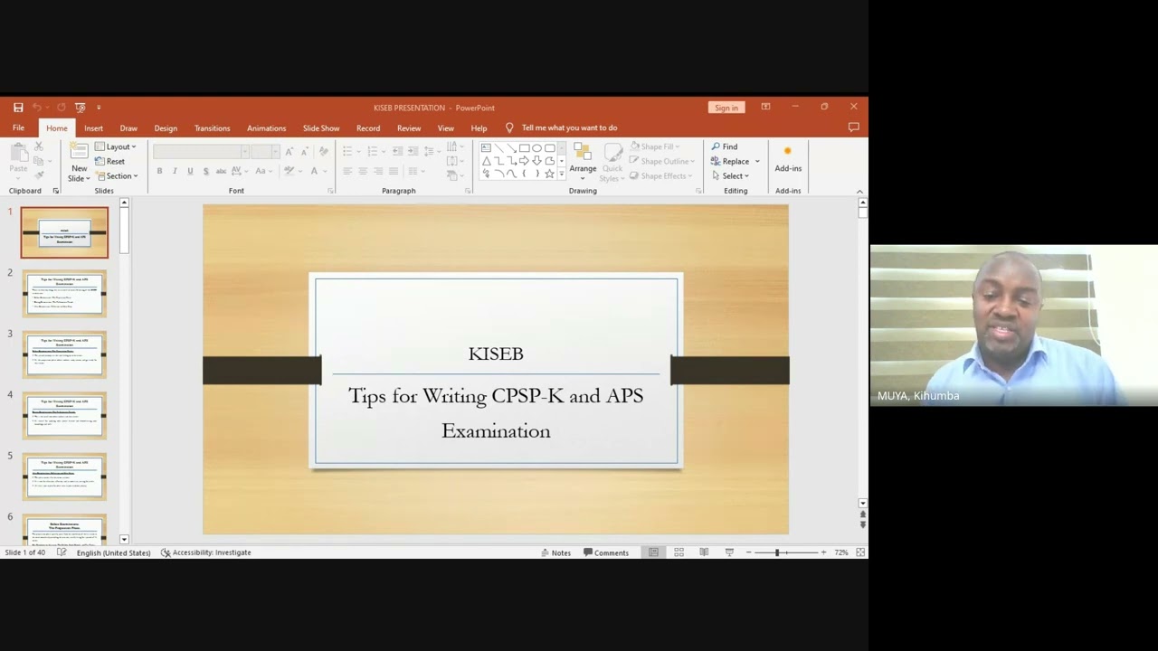 Tips for writing CPSP K & APS K Examinations -Webinar Recording