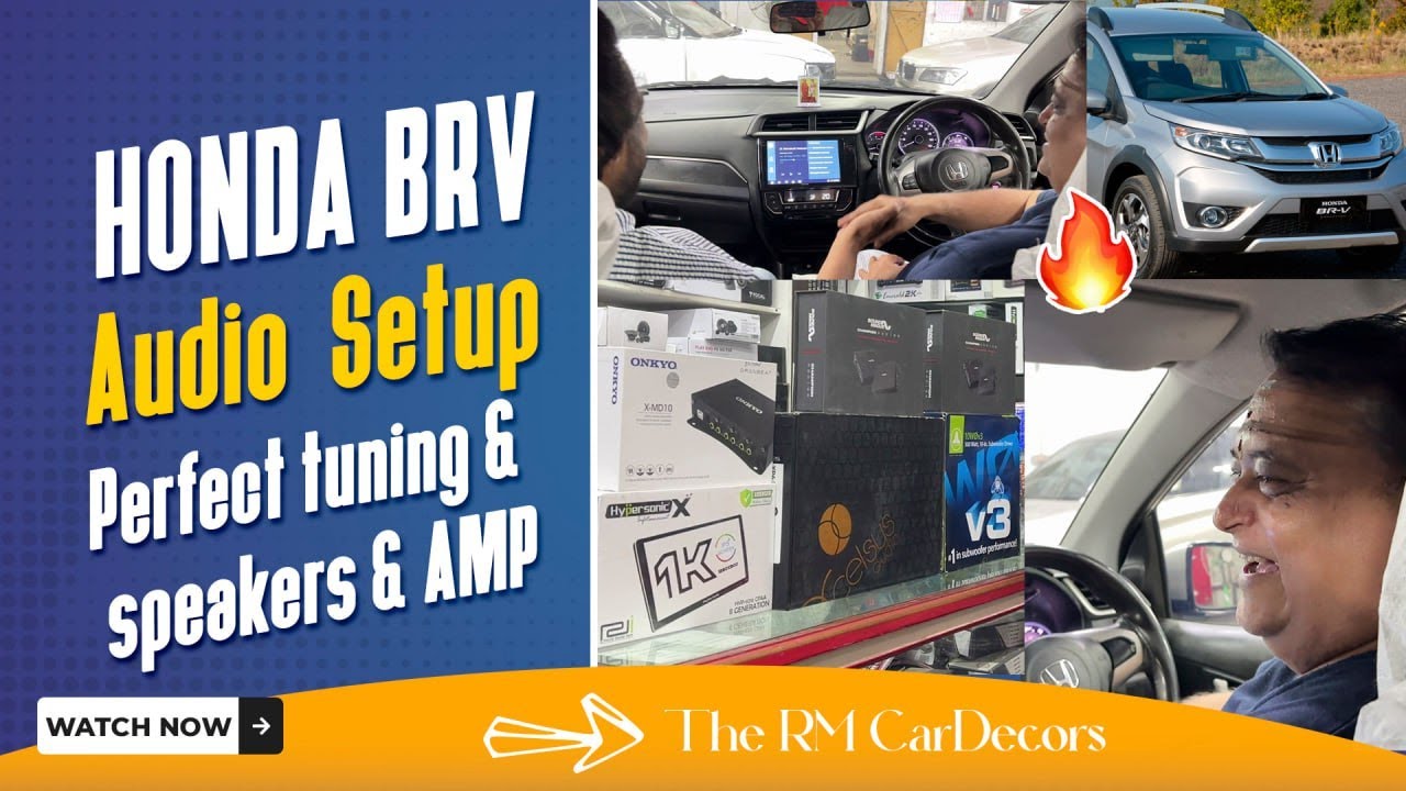 HONDA BRV Audio Setup Using Hypersonic Android System With Xcelsus Speakers & 6 Channel Processor