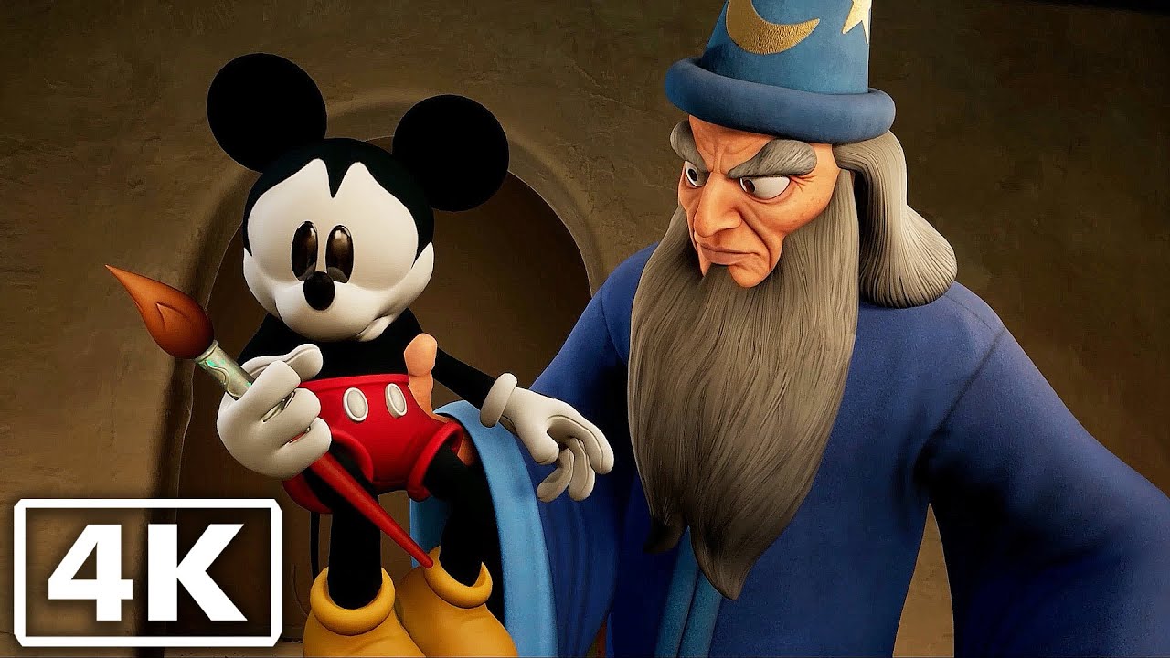 Disney Epic Mickey Rebrushed - Full Movie (All Cutscenes) [4K Best Graphic]