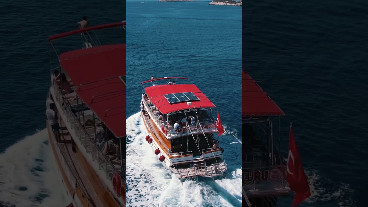 LİMANDAN KAŞ KOYLARINA | SEYİR HALİNDE TEKNE TURU