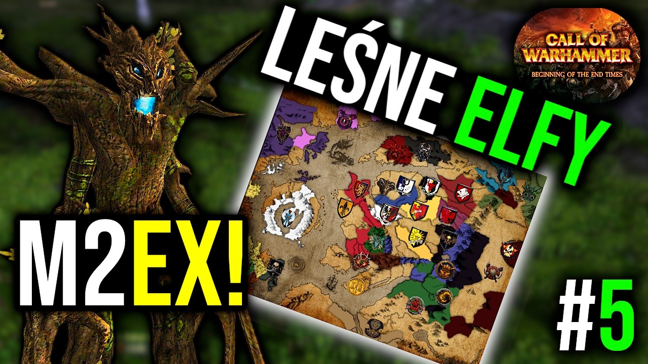 Leśne Elfy w Call of Warhammer 3.0 | NAJŁADNIEJSZA MAPA! | M2EX - Medieval 2 Total War | #5