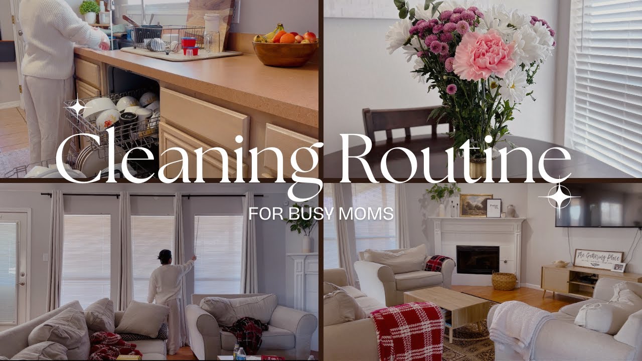Clean Space, Clear Mind|| Motivational Cleaning Session for Busy Moms