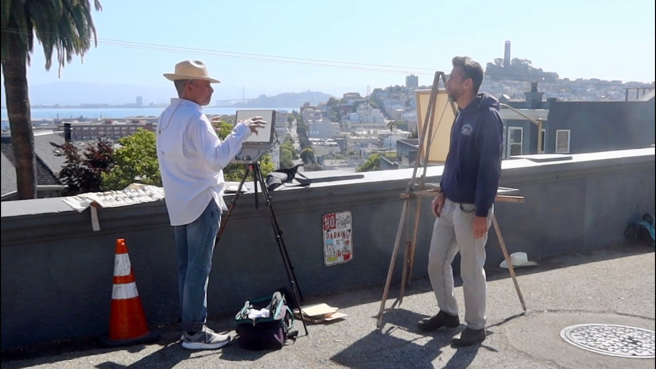 CITYSCAPE plein air OIL PAINTING with Tim Horn