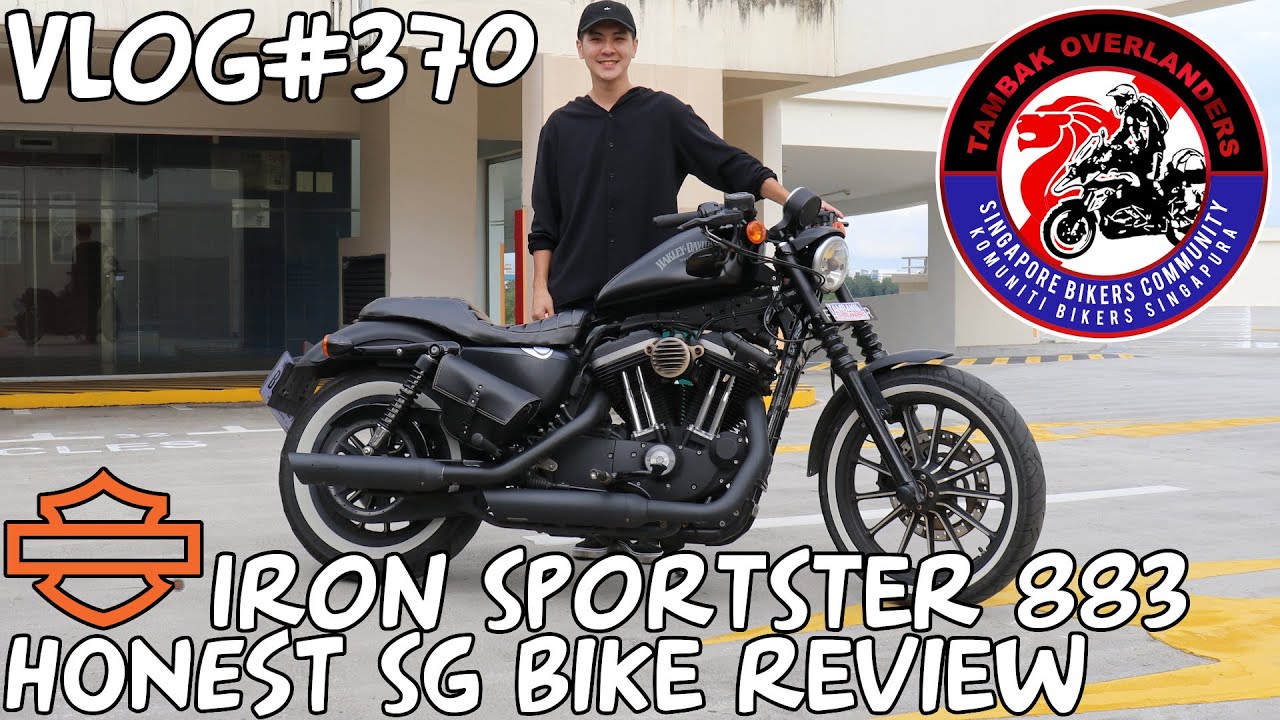 Vlog#370 Harley Iron Sportster 883 | Honest Singapore 🇸🇬 Motorcycle Review