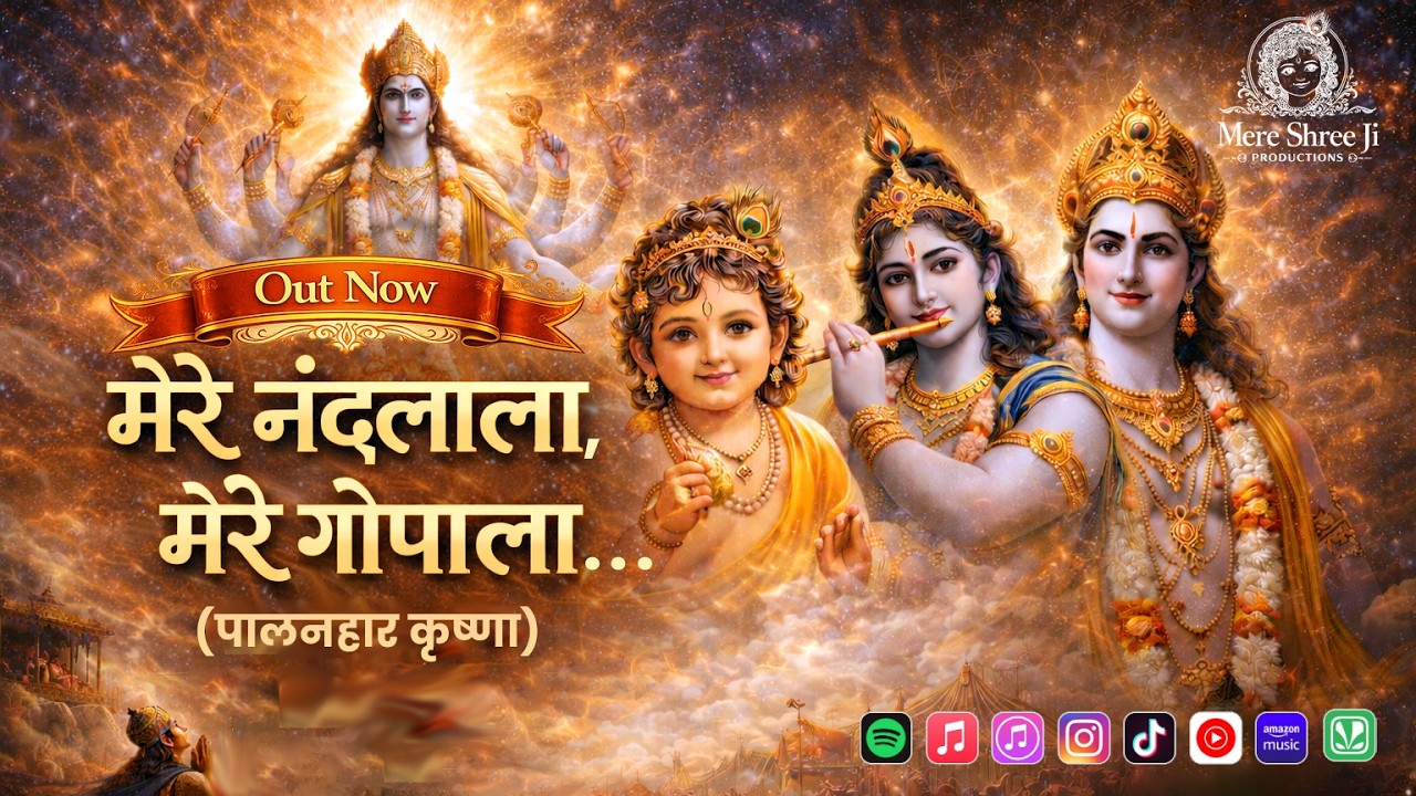 Mere Nandlala Mere Gopala - Emotional Krishna Song | Morning Bhajan | Mere Shree Ji Productions