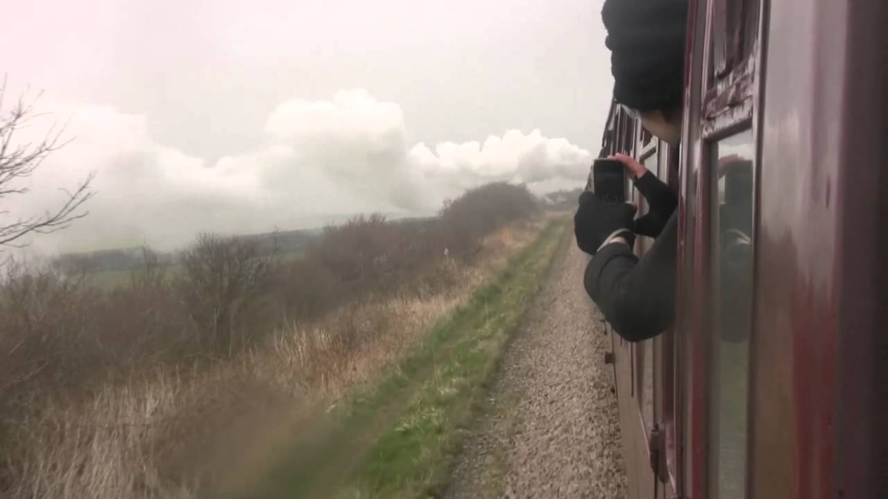 Steam to Boulby   29th March 2014   The Wansbeck Railtour   Saltburn West Jcn to Crag Hall and Boulb