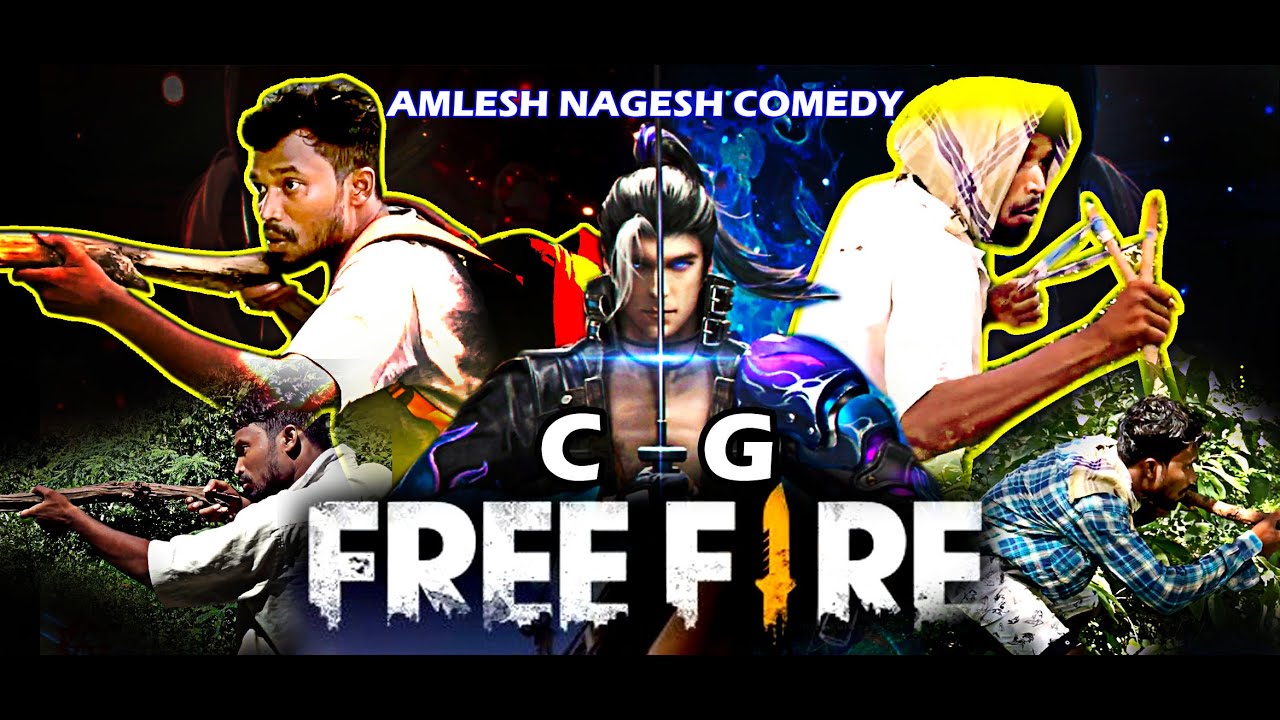 FREE FIRE||CG FREE FIRE COMEDY||By Amlesh Nagesh & CG ki VINES