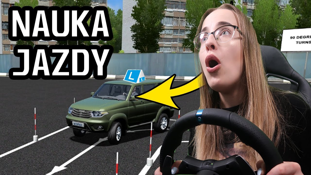 Kobieta za kierownicą *UCZY SIĘ JAZDY* - City Car Driving