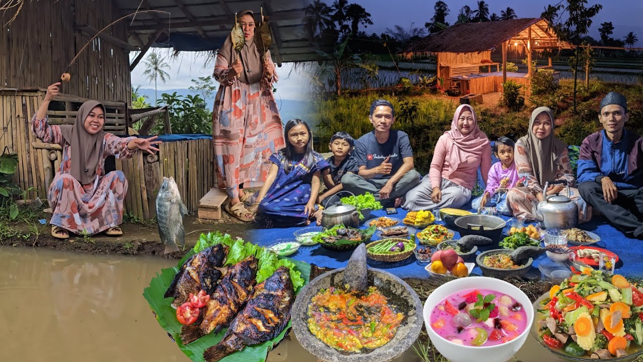 Nikmatnya Buka Bersama Youtuber Sukabumi, Masak Hasil Mancing Sambil Ngabuburit