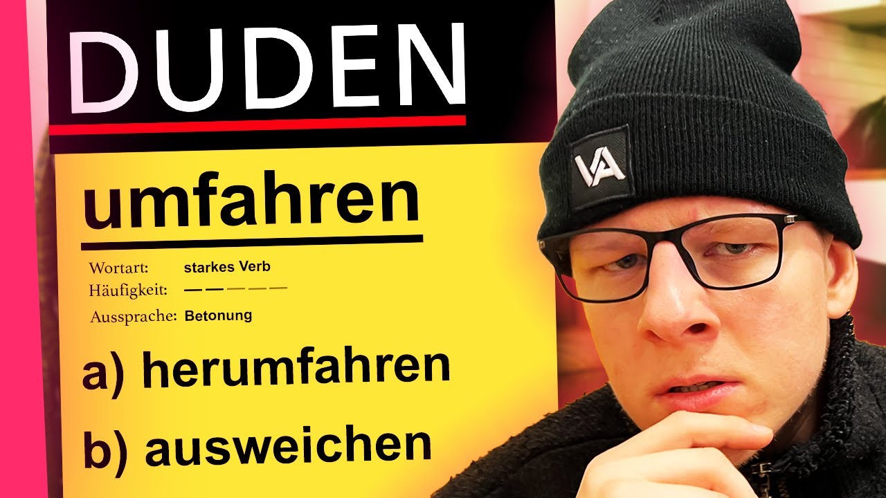 Deutsche Sprache, schwere Sprache.