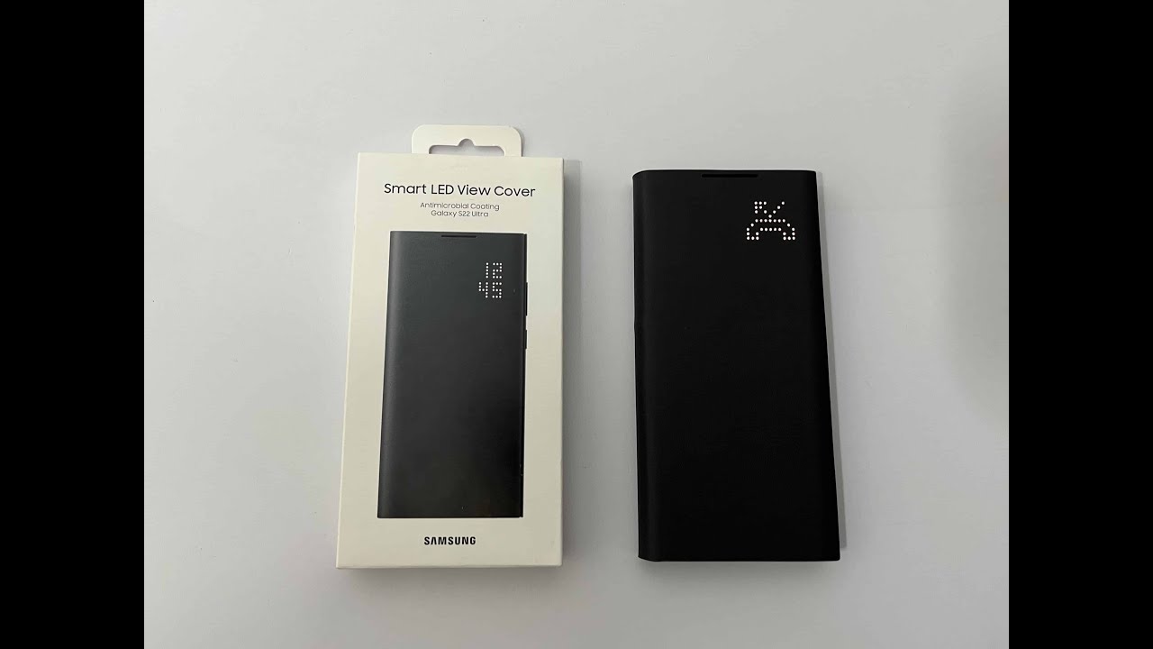Smart LED View Cover for Galaxy S22 Ultra - Unboxing and Key Features