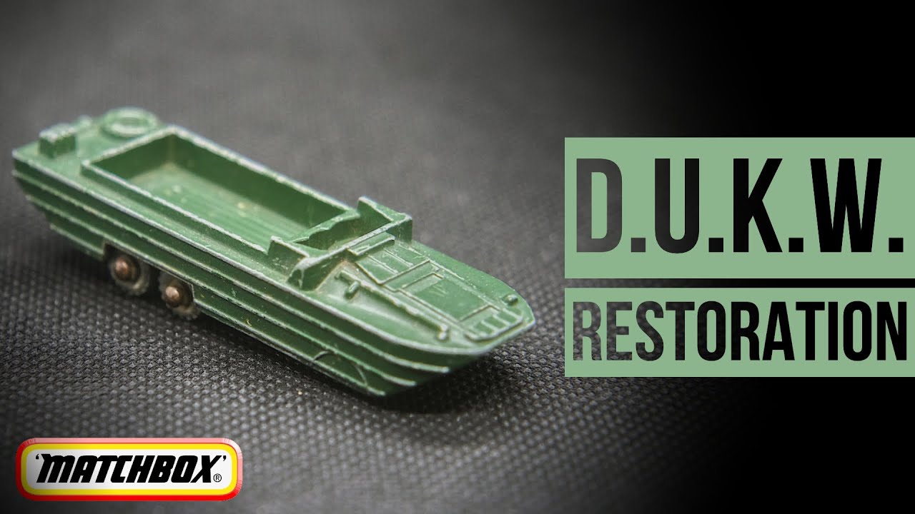 MATCHBOX restoration: 55A D.U.K.W. Amphibious Truck