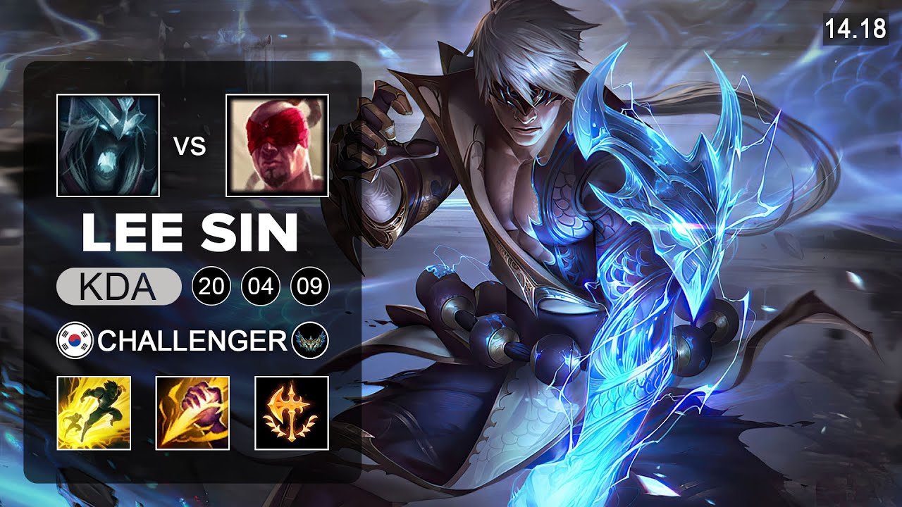 Lee Sin vs Karthus Jungle - KR Challenger - Patch 14.18 Season 14