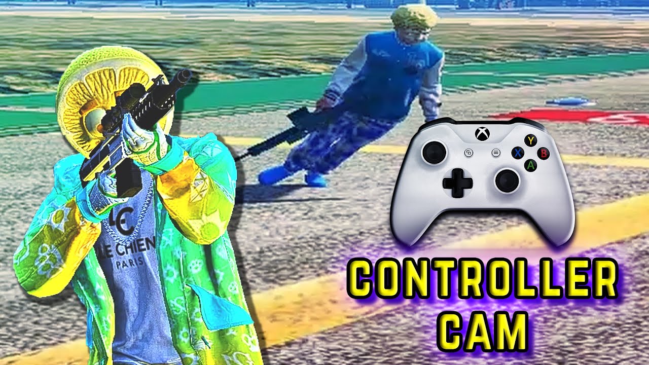 Sniping at Airport with controller cam | Hand Cam | LSIA | [GTA ONLINE]