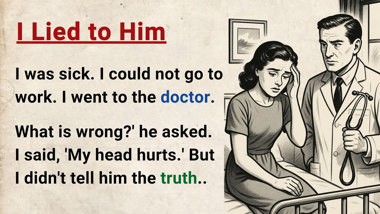 Learn English through Stories Level 3 ⭐ I Lied to Him - Improve your English | English Audio Podcast