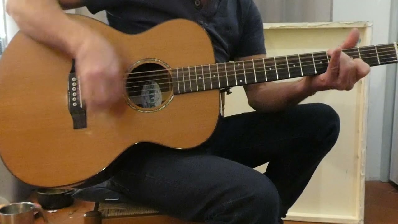 Five and dime Guitar in open D