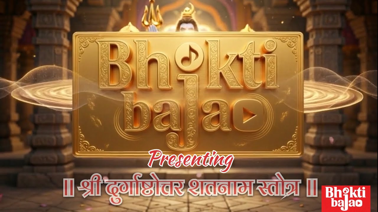 श्री दुर्गाष्टोत्तर शतनाम स्तोत्र | 108 Powerful Durga Stotram | Navratri Special | Bhakti Bajao