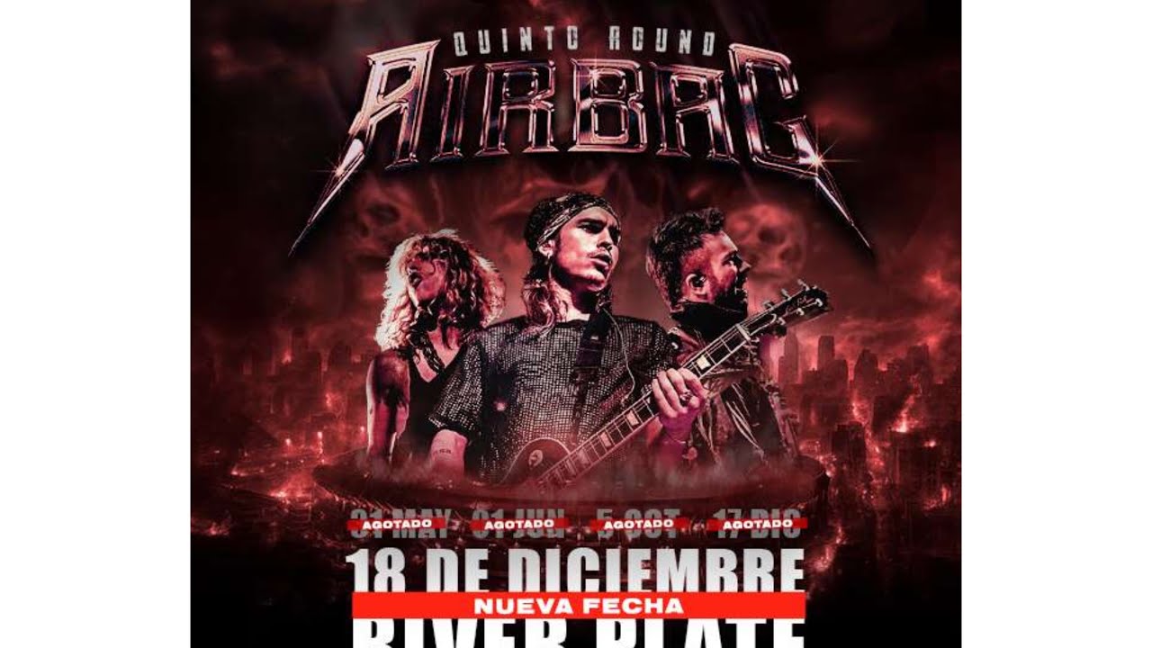 ASÍ FUE EL ÚLTIMO SHOW DEL AÑO DE AIRBAG | AIRBAG 18 DICIEMBRE RIVER PLATE