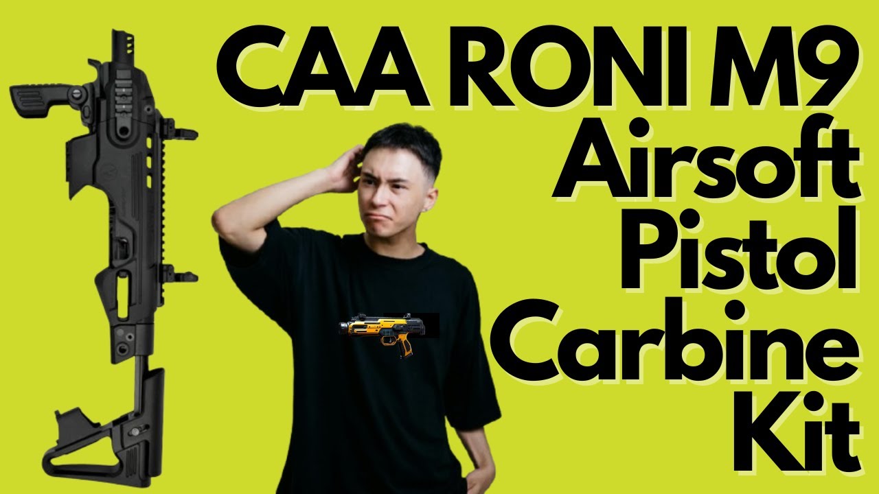 Комплект страйкбольного пистолета-карабина CAA RONI M9 (Its a Mouth Full)