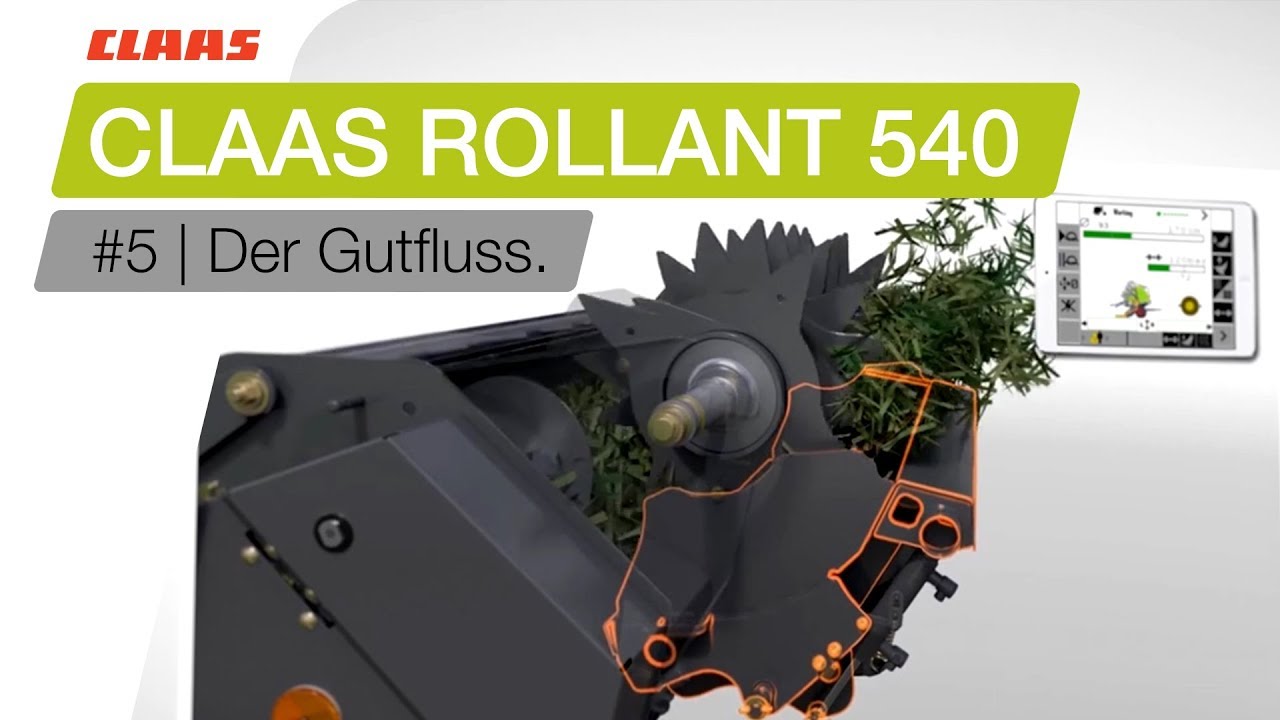 CLAAS ROLLANT 540  #5 Der Gutfluss.
