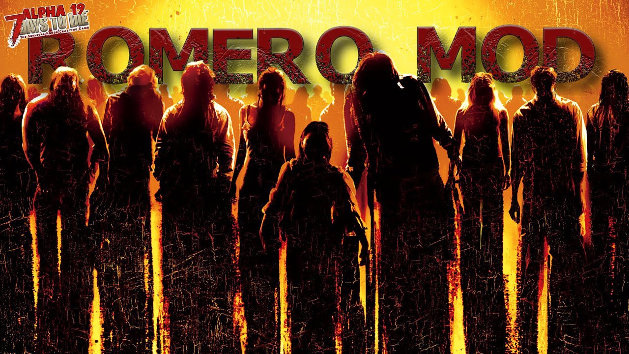 Night of the Living Dead - Romero Mod Part 1 - 7 Days To Die Alpha 19 Zombie Survival Gameplay