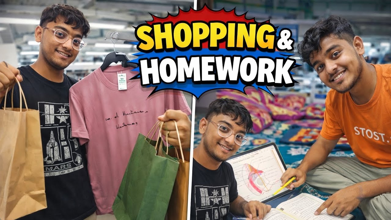 Chindi dost ke sath shopping karne aa gya 😂