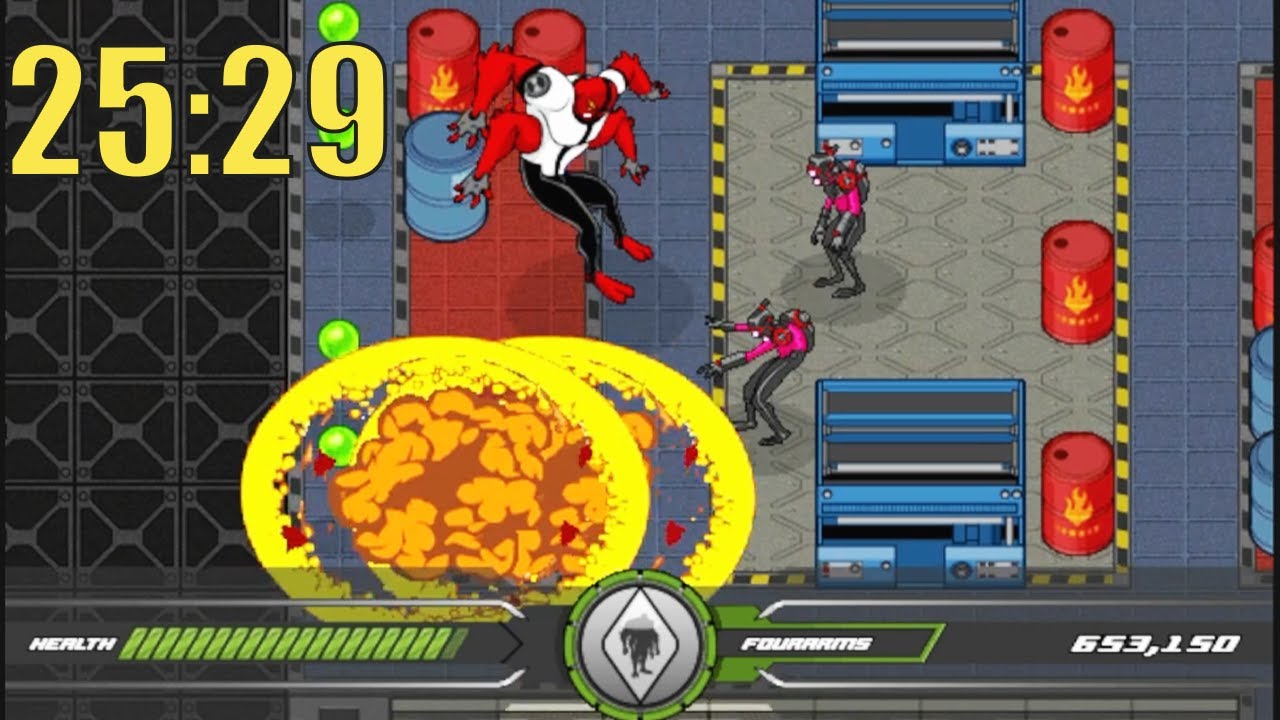25:29 (Any%) PC Ben10 Battle Ready Speedrun