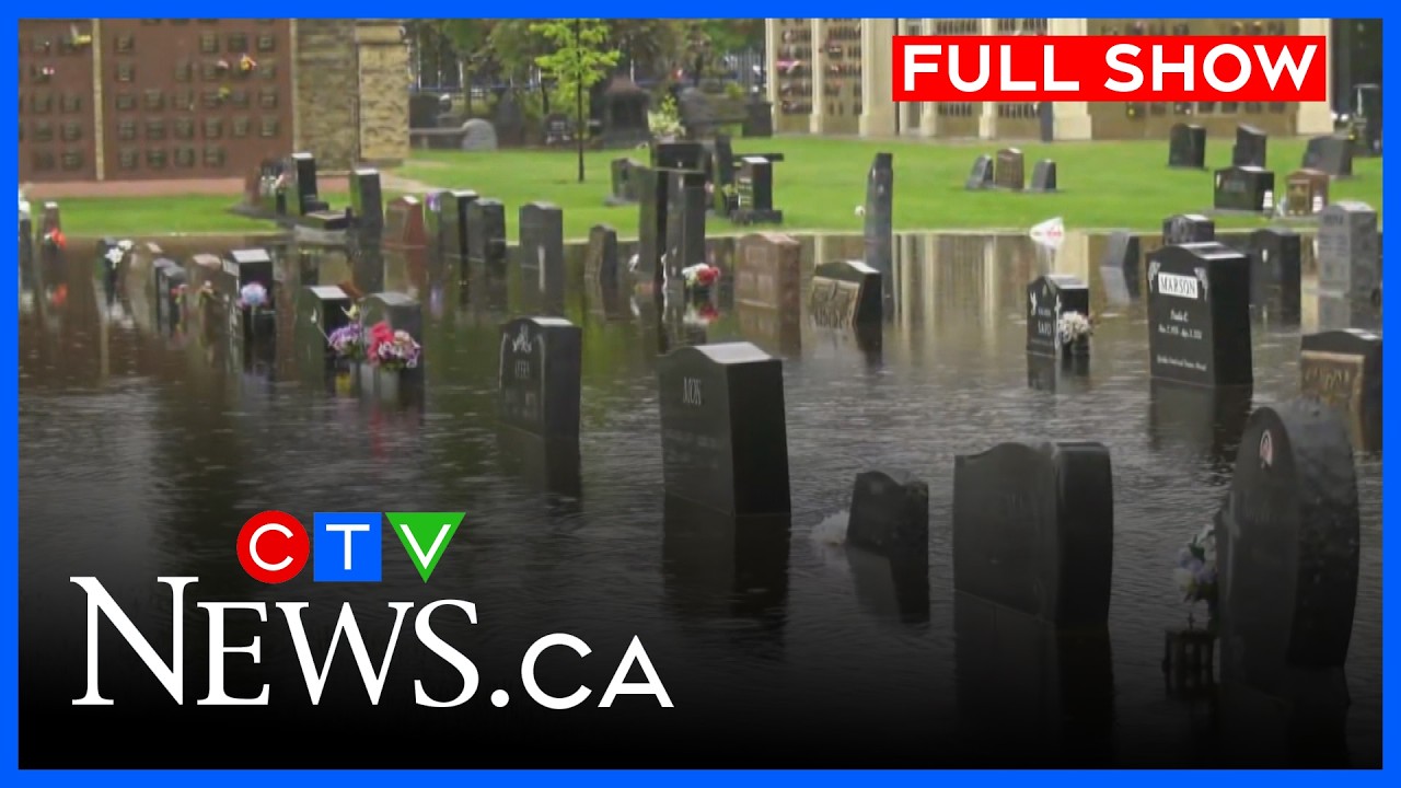 Жители Эдмонтона справляются с последствиями ливней | CTV News Edmonton в 18:00 от 22 июня 2026 г.