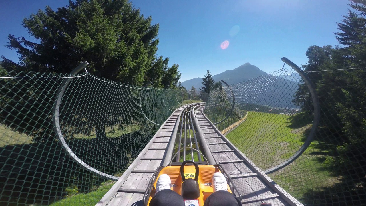 The Alpine Coaster in Hoch-Imst The world's longest alpine roller coaster