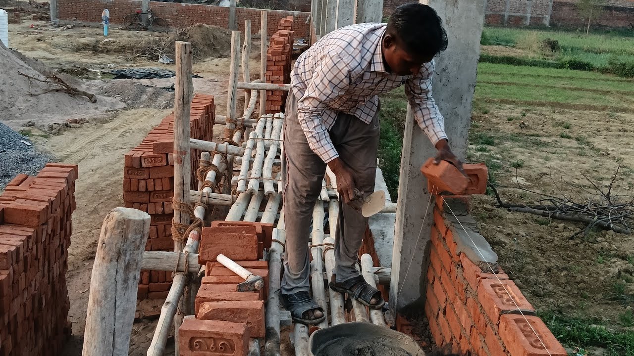 4 इंची दीवाल बनाने का सही तरीका