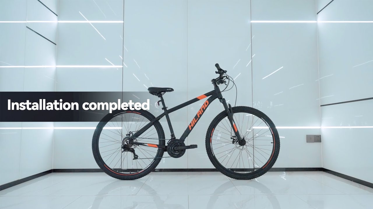 Hiland 29-inch Mountain Bike HIM036 Assembly Video - English Version
