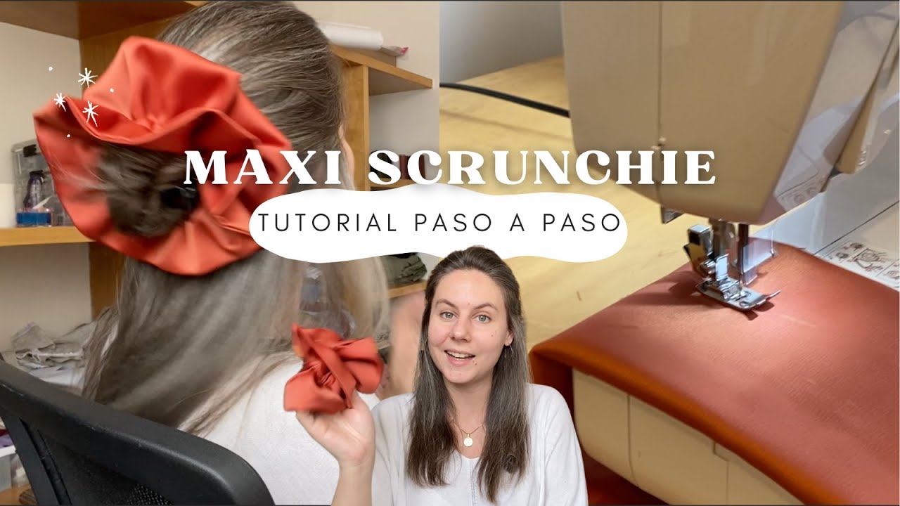 Hacemos un MAXI SCRUNCHIE | Paso a paso | Nivel principiante
