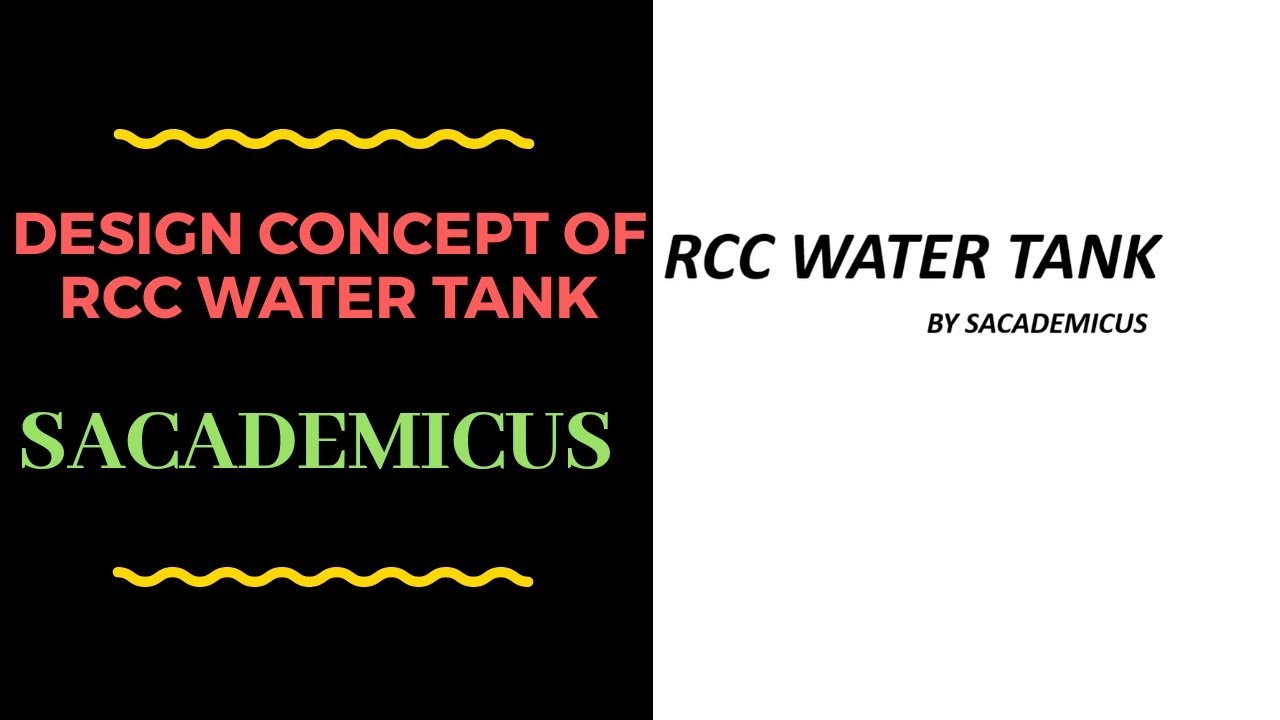 RCC WATER TANK BASIC DESIGN