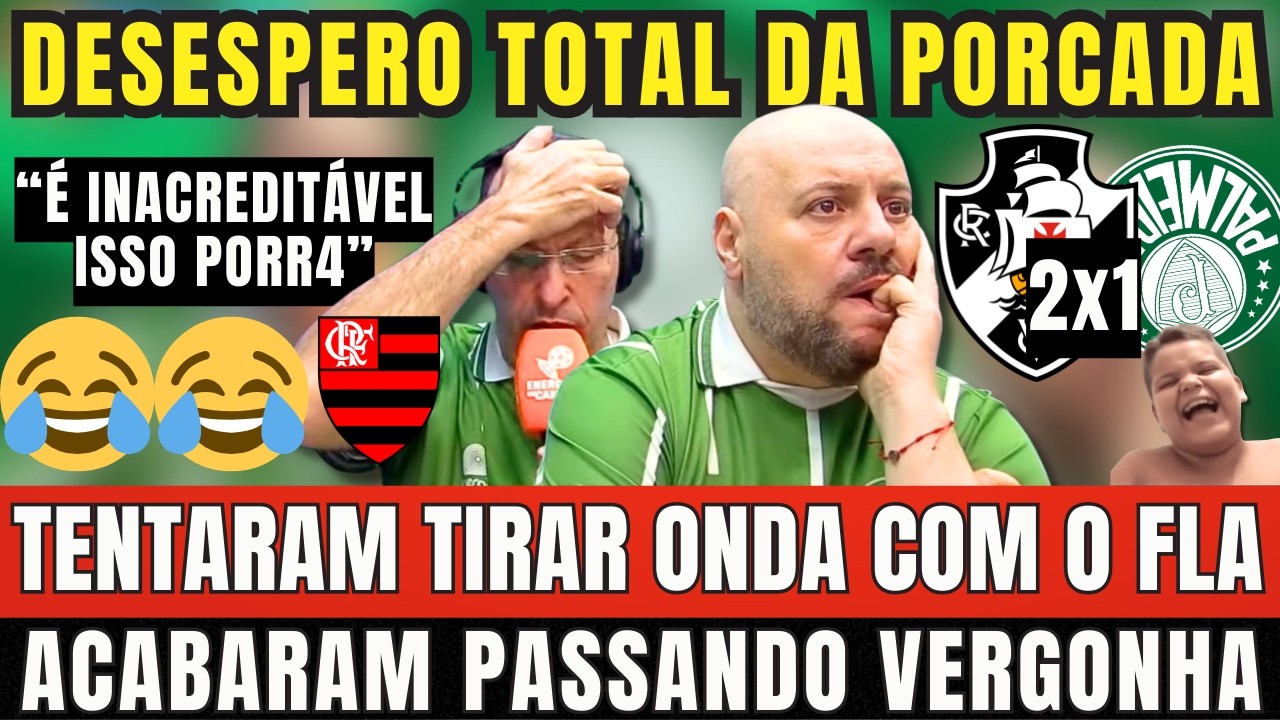 VAMOS RIR DA PORCADA. OLHA O QUE ACONTECEU AO VIVO COM OS PALMEIRENSES. PASSARAM VERGONHA. VEJA! KKK